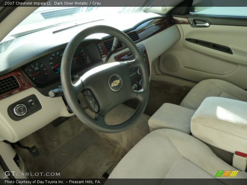 Dark Silver Metallic / Gray 2007 Chevrolet Impala LS