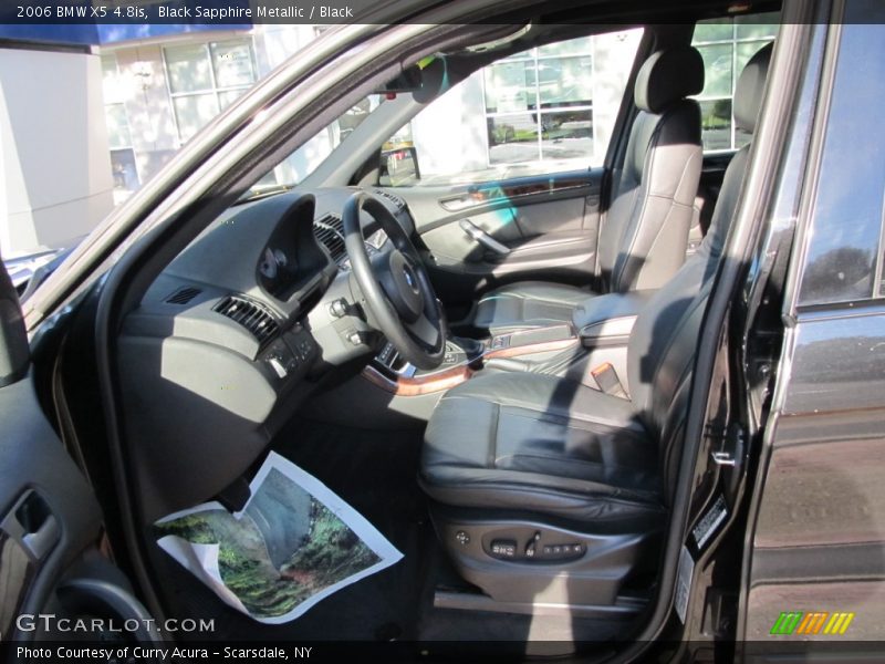 Black Sapphire Metallic / Black 2006 BMW X5 4.8is