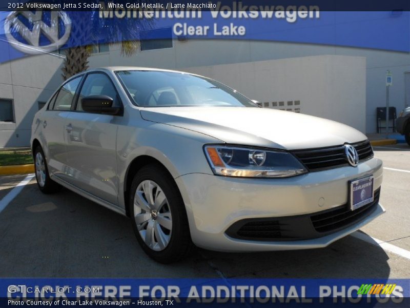White Gold Metallic / Latte Macchiato 2012 Volkswagen Jetta S Sedan