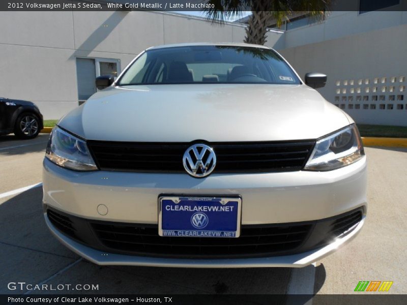 White Gold Metallic / Latte Macchiato 2012 Volkswagen Jetta S Sedan