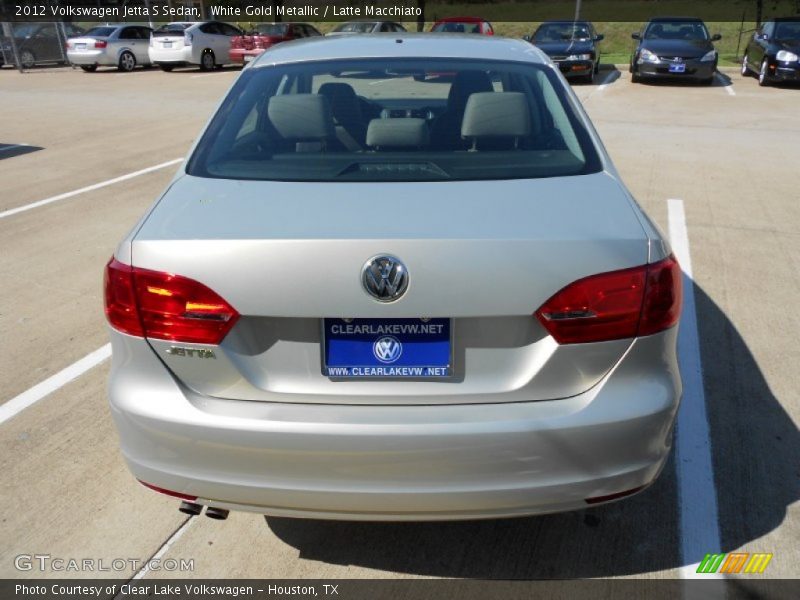 White Gold Metallic / Latte Macchiato 2012 Volkswagen Jetta S Sedan