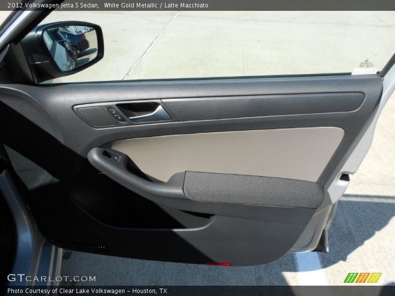 White Gold Metallic / Latte Macchiato 2012 Volkswagen Jetta S Sedan