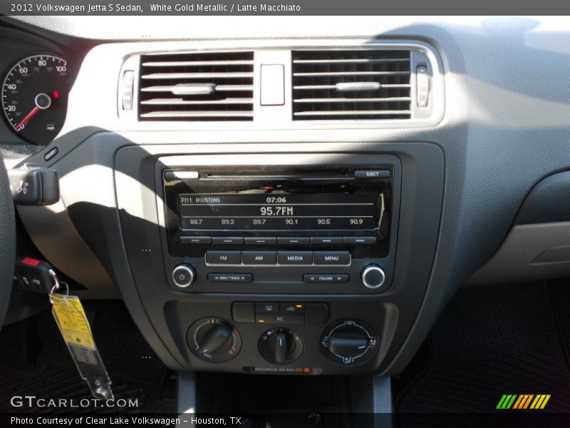 White Gold Metallic / Latte Macchiato 2012 Volkswagen Jetta S Sedan