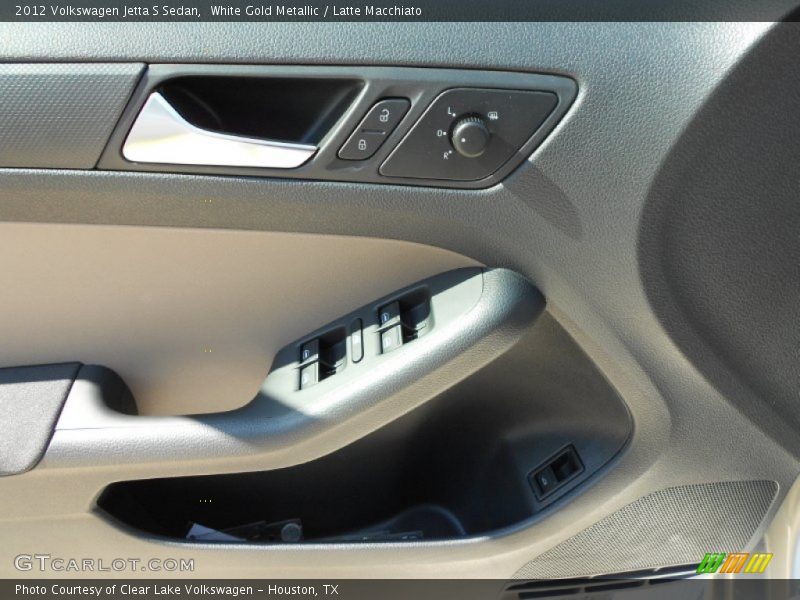 White Gold Metallic / Latte Macchiato 2012 Volkswagen Jetta S Sedan