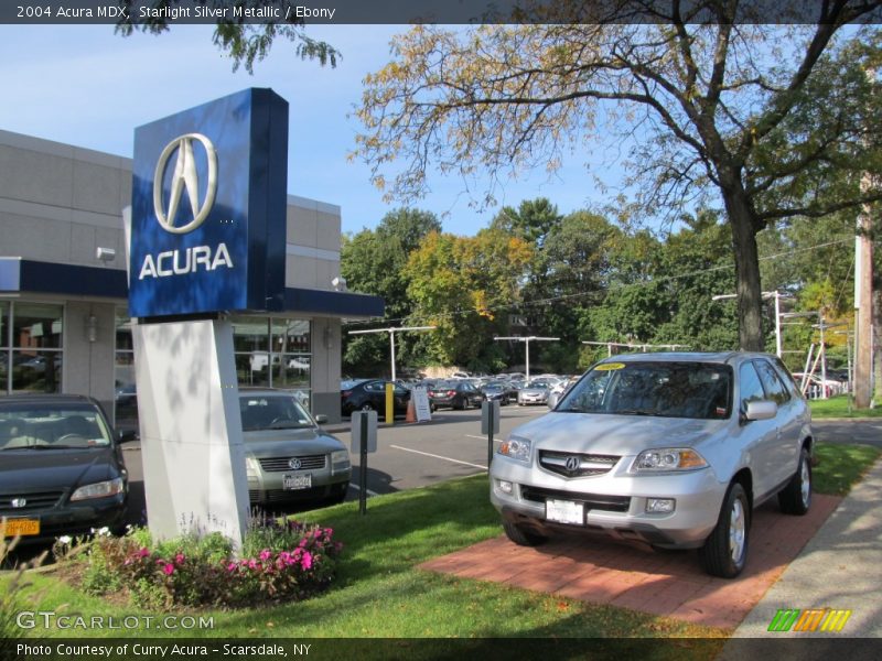 Starlight Silver Metallic / Ebony 2004 Acura MDX