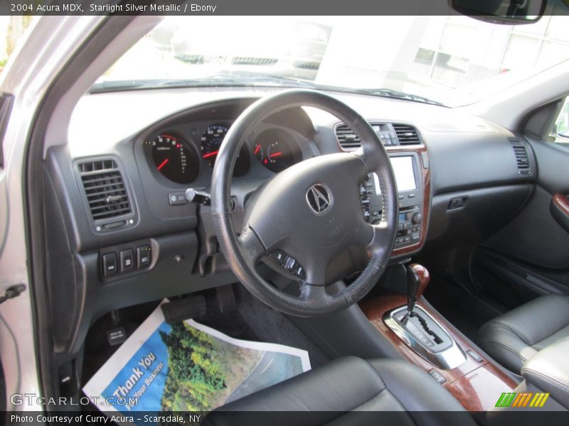 Starlight Silver Metallic / Ebony 2004 Acura MDX