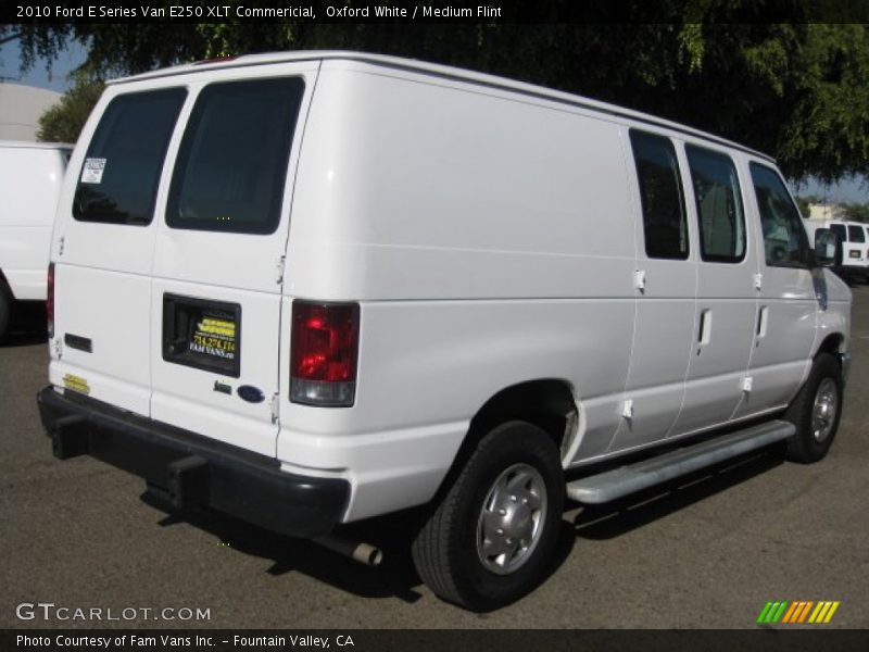 Oxford White / Medium Flint 2010 Ford E Series Van E250 XLT Commericial