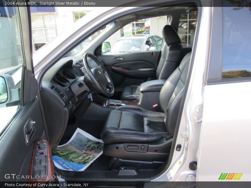 Starlight Silver Metallic / Ebony 2004 Acura MDX
