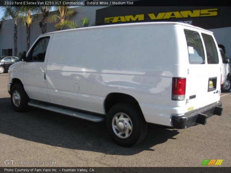 Oxford White / Medium Flint 2010 Ford E Series Van E250 XLT Commericial