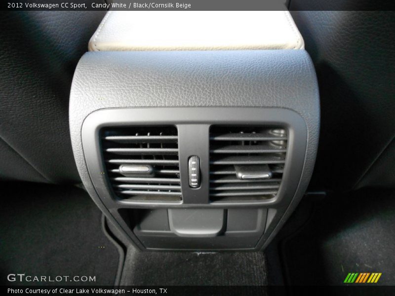 Candy White / Black/Cornsilk Beige 2012 Volkswagen CC Sport