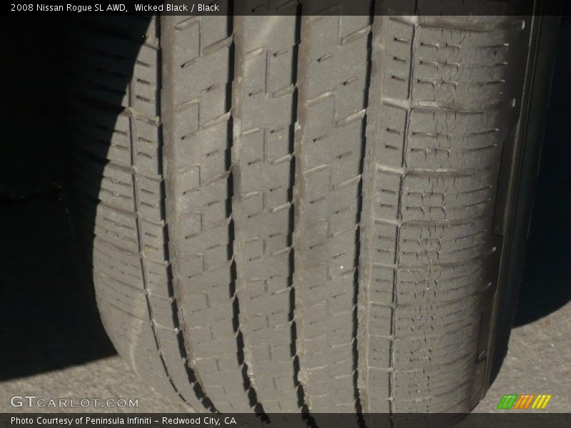 Wicked Black / Black 2008 Nissan Rogue SL AWD