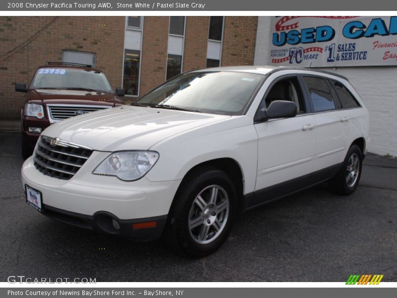Stone White / Pastel Slate Gray 2008 Chrysler Pacifica Touring AWD