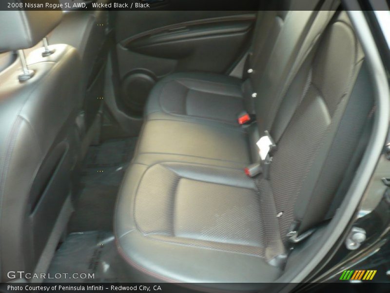 Wicked Black / Black 2008 Nissan Rogue SL AWD