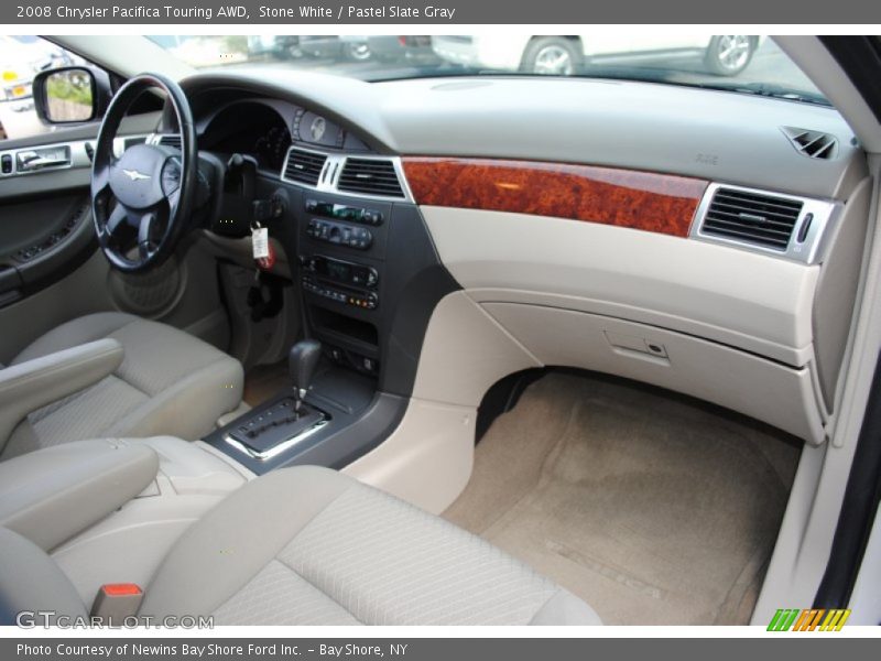 Stone White / Pastel Slate Gray 2008 Chrysler Pacifica Touring AWD