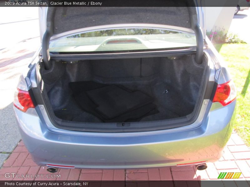 Glacier Blue Metallic / Ebony 2009 Acura TSX Sedan