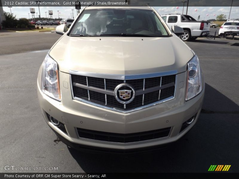 Gold Mist Metallic / Shale/Brownstone 2012 Cadillac SRX Performance