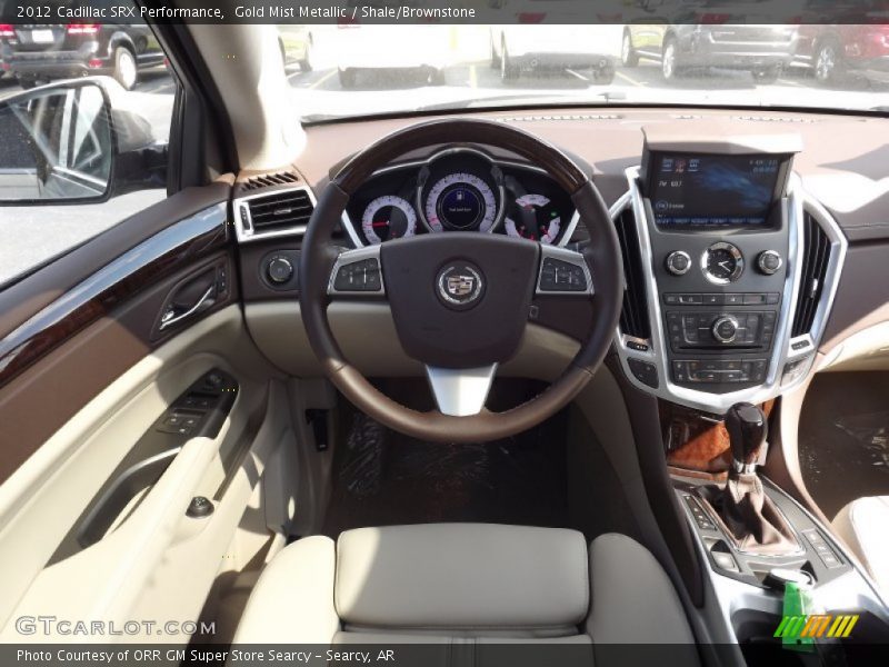 Gold Mist Metallic / Shale/Brownstone 2012 Cadillac SRX Performance
