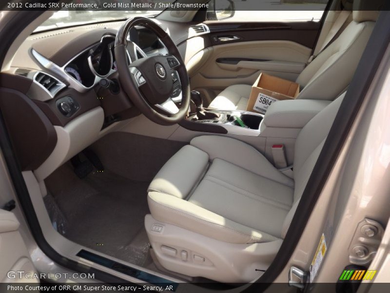 Gold Mist Metallic / Shale/Brownstone 2012 Cadillac SRX Performance