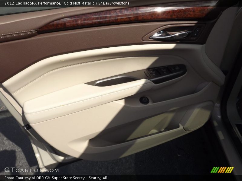 Gold Mist Metallic / Shale/Brownstone 2012 Cadillac SRX Performance