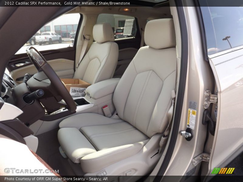 Gold Mist Metallic / Shale/Brownstone 2012 Cadillac SRX Performance