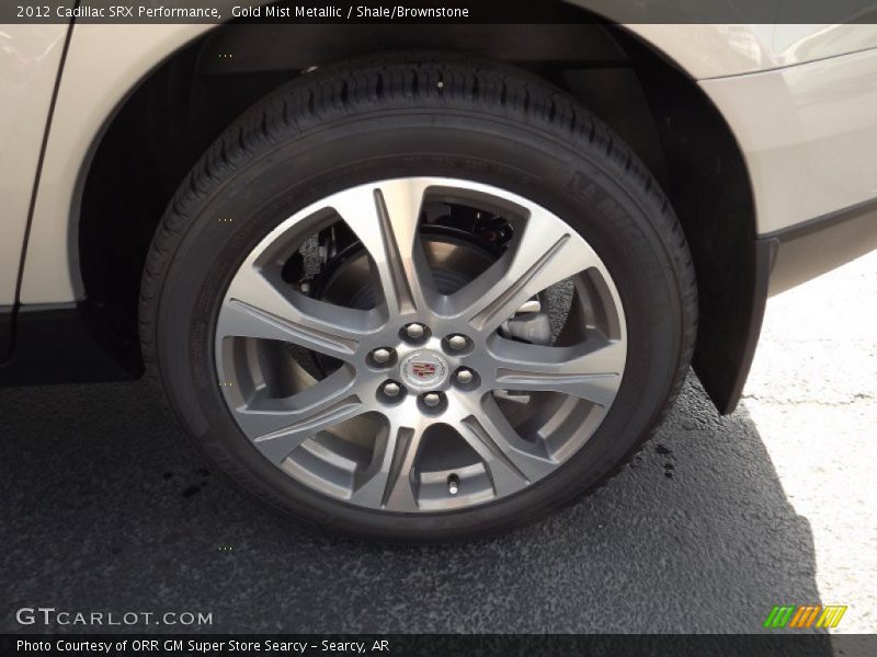 Gold Mist Metallic / Shale/Brownstone 2012 Cadillac SRX Performance