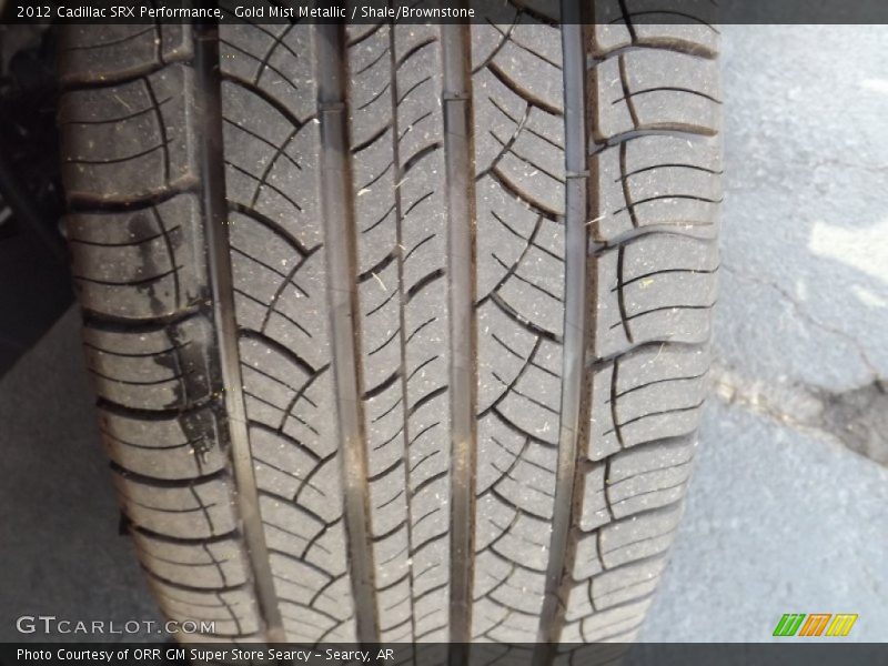 Gold Mist Metallic / Shale/Brownstone 2012 Cadillac SRX Performance