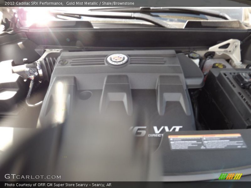 Gold Mist Metallic / Shale/Brownstone 2012 Cadillac SRX Performance