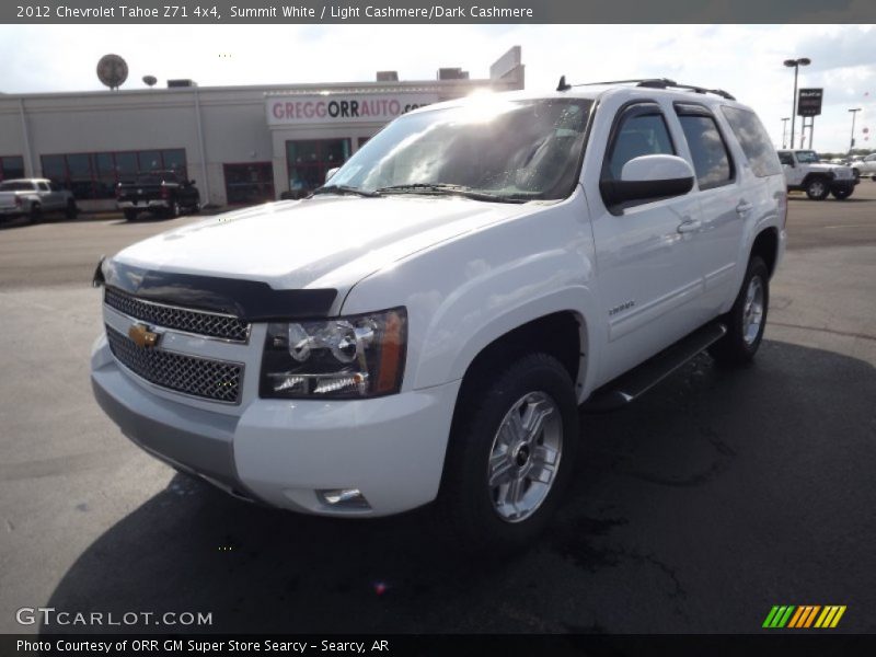 Summit White / Light Cashmere/Dark Cashmere 2012 Chevrolet Tahoe Z71 4x4