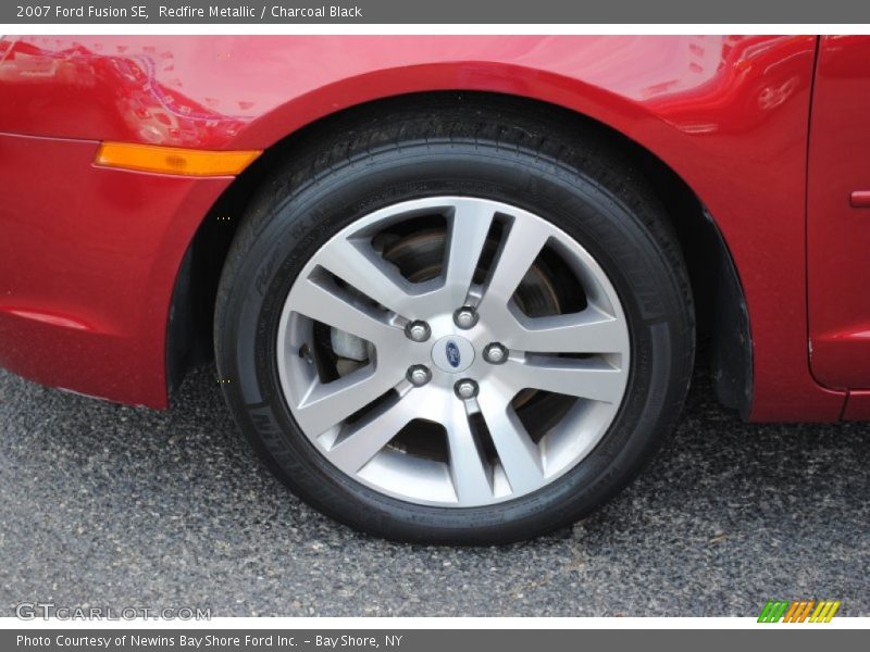 Redfire Metallic / Charcoal Black 2007 Ford Fusion SE