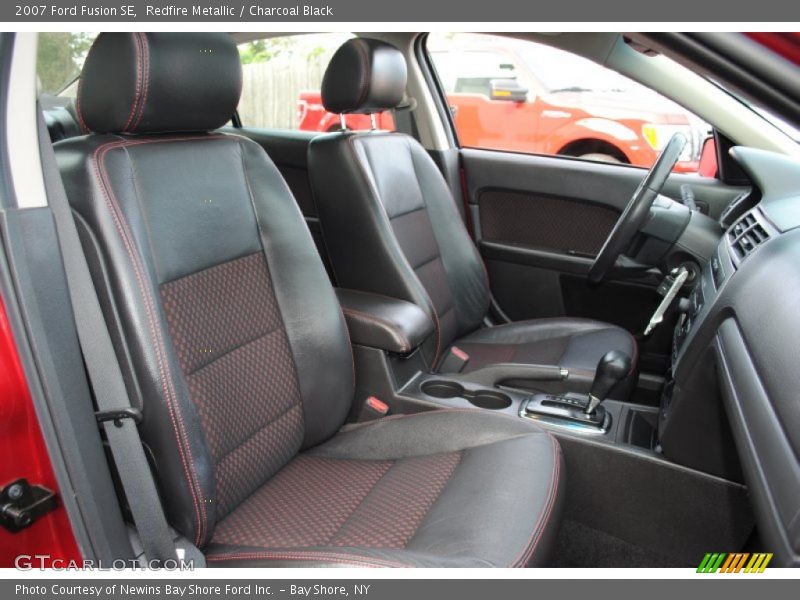 Redfire Metallic / Charcoal Black 2007 Ford Fusion SE