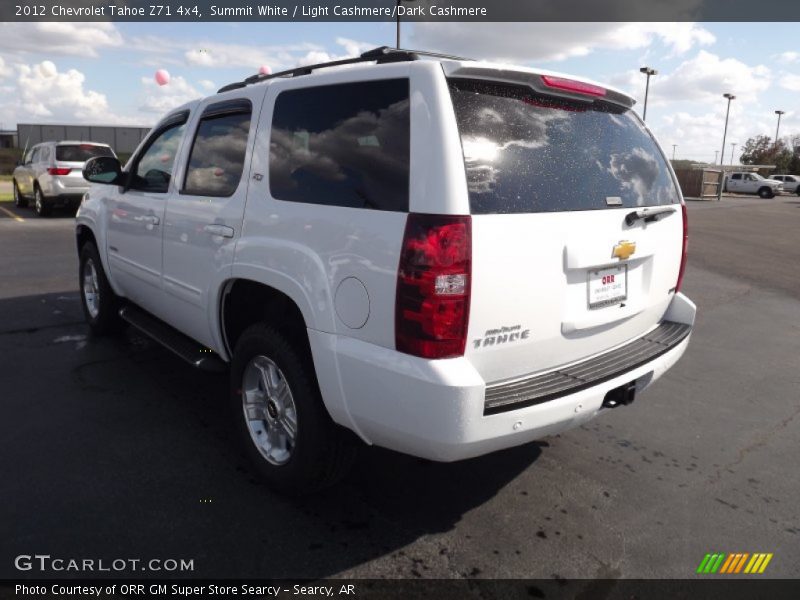Summit White / Light Cashmere/Dark Cashmere 2012 Chevrolet Tahoe Z71 4x4