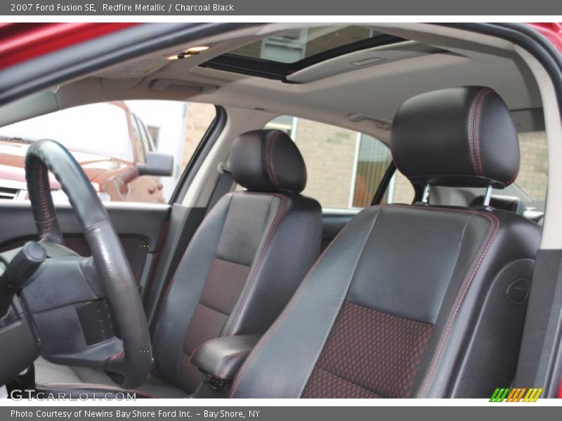 Redfire Metallic / Charcoal Black 2007 Ford Fusion SE