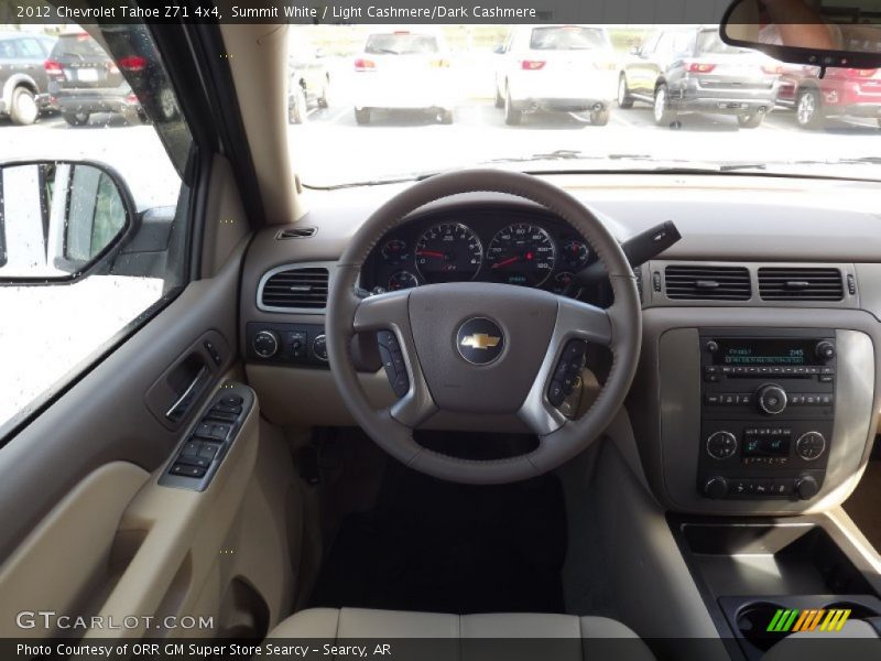 Summit White / Light Cashmere/Dark Cashmere 2012 Chevrolet Tahoe Z71 4x4