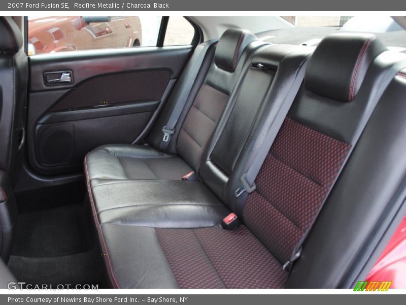 Redfire Metallic / Charcoal Black 2007 Ford Fusion SE
