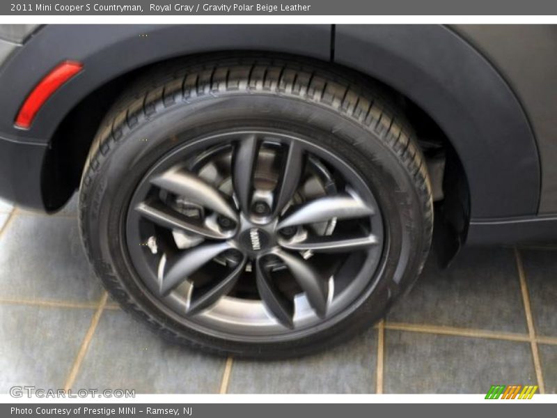 Royal Gray / Gravity Polar Beige Leather 2011 Mini Cooper S Countryman
