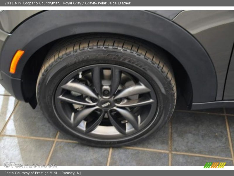 Royal Gray / Gravity Polar Beige Leather 2011 Mini Cooper S Countryman