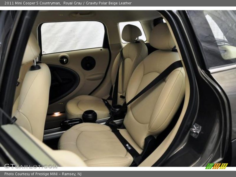 Royal Gray / Gravity Polar Beige Leather 2011 Mini Cooper S Countryman
