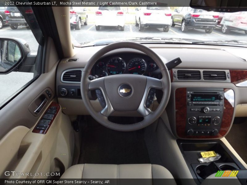 Mocha Steel Metallic / Light Cashmere/Dark Cashmere 2012 Chevrolet Suburban LT