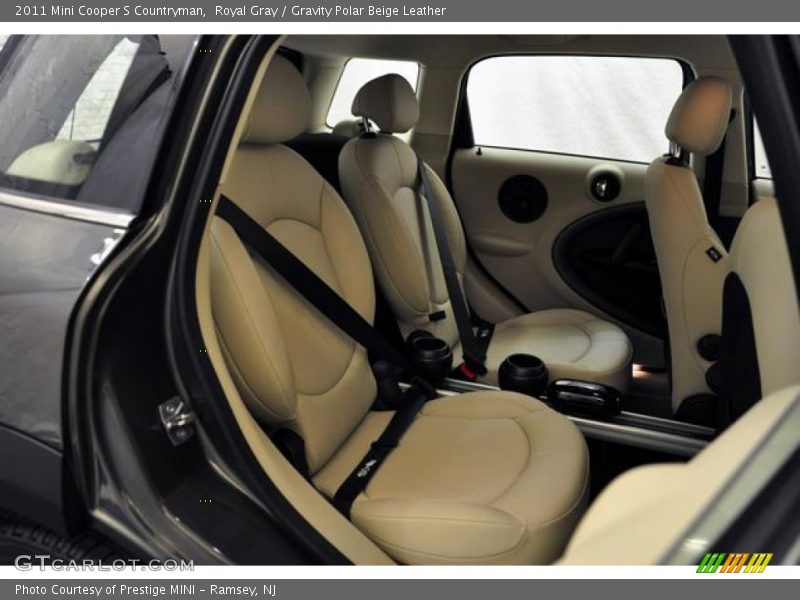 Royal Gray / Gravity Polar Beige Leather 2011 Mini Cooper S Countryman