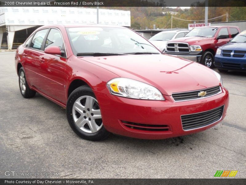 Precision Red / Ebony Black 2008 Chevrolet Impala LS