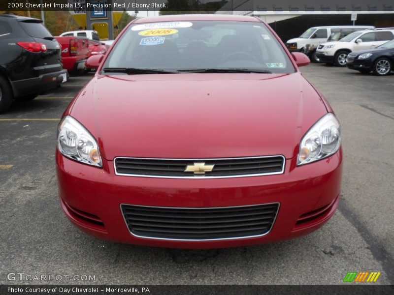 Precision Red / Ebony Black 2008 Chevrolet Impala LS
