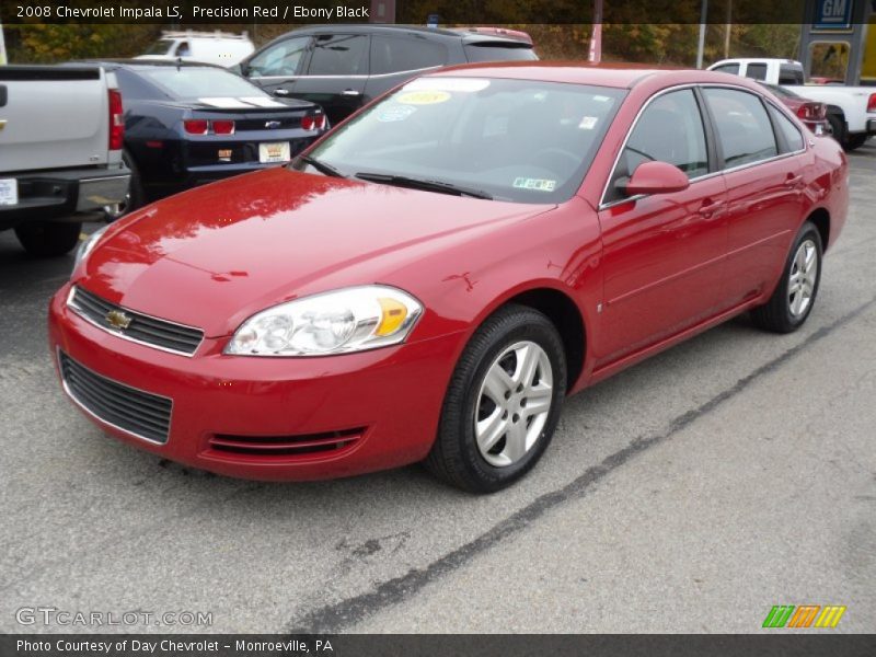 Precision Red / Ebony Black 2008 Chevrolet Impala LS