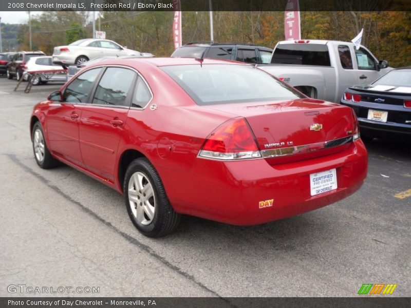 Precision Red / Ebony Black 2008 Chevrolet Impala LS
