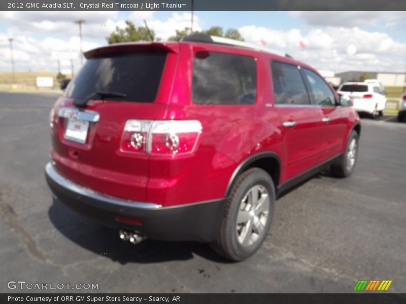 Crystal Red Tintcoat / Light Titanium 2012 GMC Acadia SLT