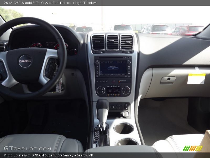 Crystal Red Tintcoat / Light Titanium 2012 GMC Acadia SLT