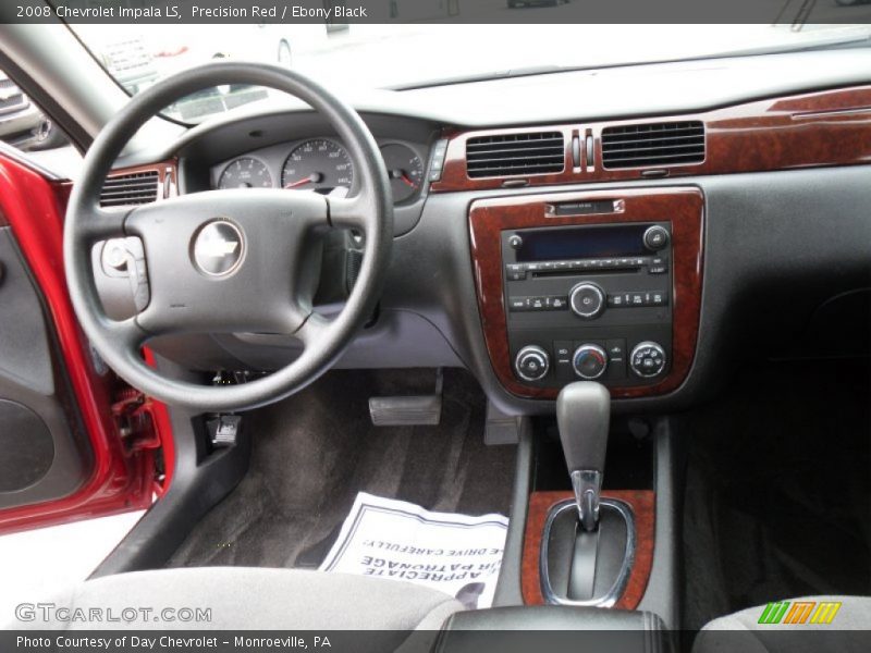 Precision Red / Ebony Black 2008 Chevrolet Impala LS
