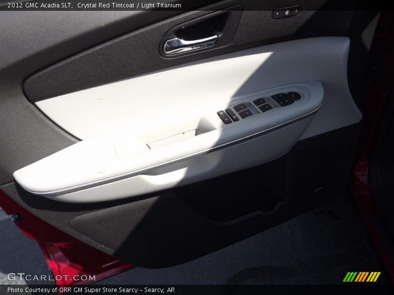 Crystal Red Tintcoat / Light Titanium 2012 GMC Acadia SLT