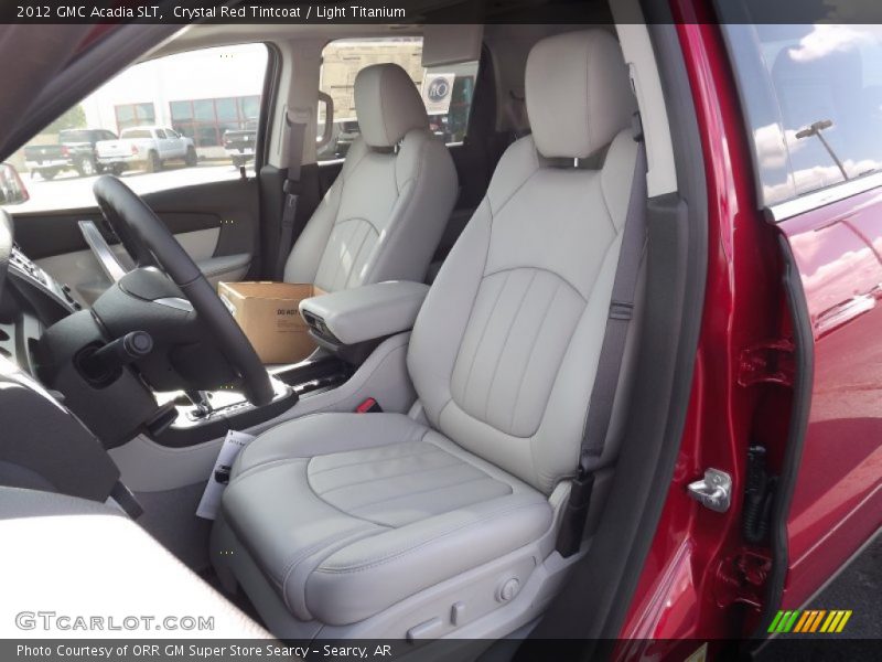 Crystal Red Tintcoat / Light Titanium 2012 GMC Acadia SLT