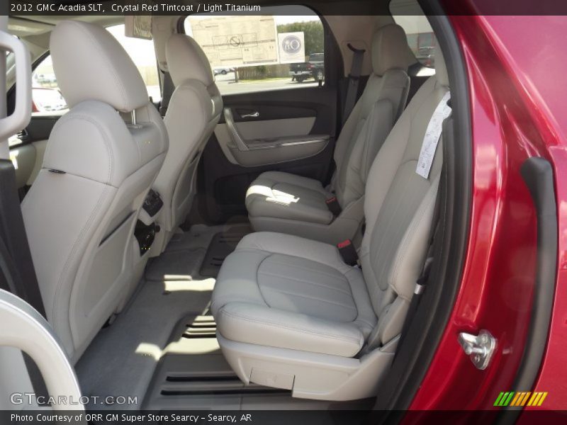 Crystal Red Tintcoat / Light Titanium 2012 GMC Acadia SLT