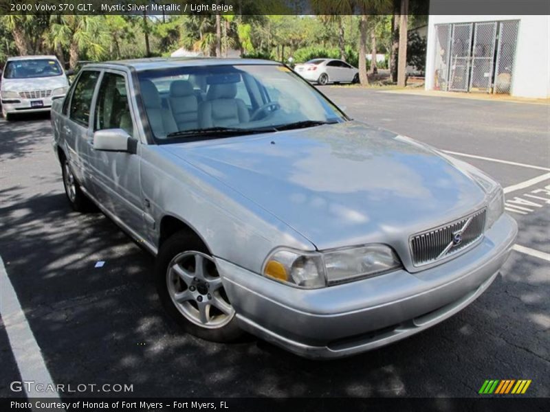Mystic Silver Metallic / Light Beige 2000 Volvo S70 GLT